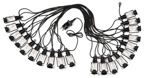 Екстериорен декоративни лампички ГИРЛЯНДА 20xLED 20m IP44 топло бяло