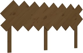 819233 vidaXL Горна табла за легло, меденокафява, 159,5x3x80,5 см, бор масив