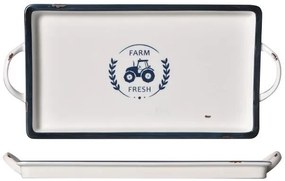 Horecano - Порцеланово плато правоъгълно 38.8x19x3.2см HAPPY FARM- (HF-56217)