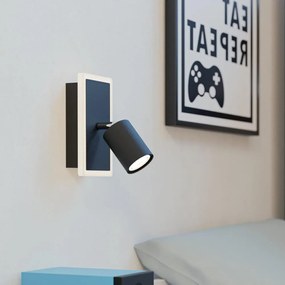 Eglo 901634 - LED стенно насочващо осветително тяло RIMBOCCHI LED/7W/230V черно