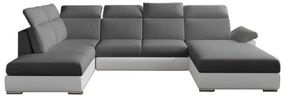 Разтегалелен диван П-образен VANELLA, 330x102x216, sawana 05/soft 17, дясно