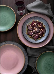 Розова супена керамична чиния ø 20,5 cm Glaze – Orion