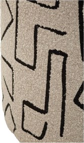 Бежова табуретка от букле Nairobi – Mauro Ferretti