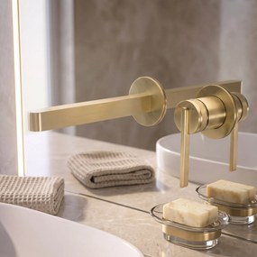 Смесител за вграждане REA Grace Brush Gold