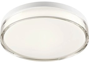 Redo 01-3732 - LED Плафониера FRISBI LED/18W/230V 3000/4000K IP44 бял