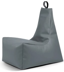 Сив детски пуф от изкуствена кожа Icy M – So Soft?