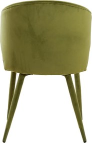 Зелени тапицирани трапезни столове в комплект 2 бр. Kosaka – Light &amp; Living