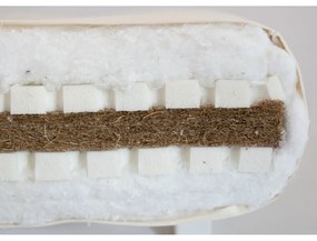 Бял мек матрак за футон 140x200 cm Сандвич - Karup Design