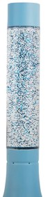 Синя настолна лампа със стъклен абажур (височина 37,5 cm) Astro Glittler – Leitmotiv