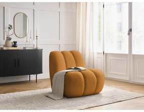 Кресло от прежда с примки от букле в цвят горчица Janissaire – Bobochic Paris