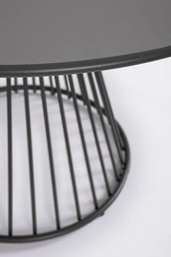 Стоманена кръгла градинска маса за хранене ø 120 cm Austin – Bizzotto