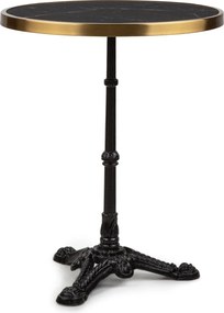 Blumfeldt Patras Lux, бистро маса с трикрака стойка, мраморна маса, Ø: 57,5 cм, височина: 72 см.