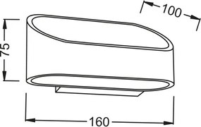 Аплик за стена Polt-White