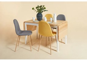 Комплект маса за хранене Brisbane и четири стола за хранене Lissy - Bonami Essentials