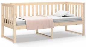 820876 vidaXL Дневно легло без матрак, 80x200 см, борово дърво масив