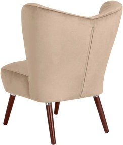 Бежов фотьойл Кадифе Sari - Max Winzer