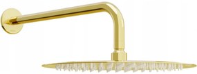 Mexen Slim душ глава 30 см с душовата ръка, злато - 79230211-50