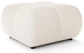 Тапицирана табуретка ALMADA 72x72 cm кремава