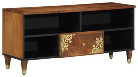 Sonata H ТВ шкаф 100x33x46 см от масивно мангово дърво
