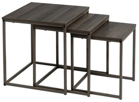 Сгъваеми маси в комплект от 3 броя 40x40 cm - Casa Selección