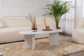 Кафе маса Sable, цвят Бял