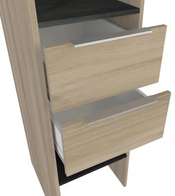 Гардероб Dande-Sonoma - Black