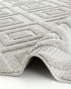 Килим Stone 1089, цвят Сив, 80 x 300 см