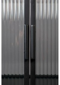 Черен метален шкаф 60x90 cm Boli - Dutchbone