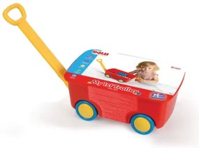 Dolu - Количка за дърпане с Конструктор JumBlOcks 28ч. 5199