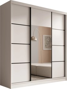 Гардероб Kalli 200 с плъзгащи-Leuko-Mauro