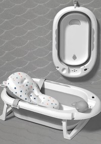 Сгъваема бебешка вана VAIANA PREMIUM с възглавница и стойка - повече цветове лилаво