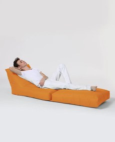 Градински пуф Siesta Sofa Bed Pouf, цвят Оранжев