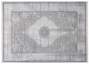 Ексклузивен сив килим с бяла ориенталска шарка Ширина: 200 см | Дължина: 300 см