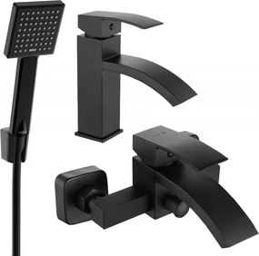 Mexen Libra R45 комплект за вана, черен - 745103R45-70