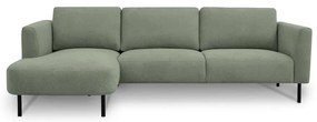 Зелен ъглов диван (ляв ъгъл) Hero – Scandic