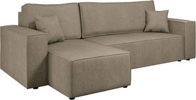 Ъглов диван Karl II-Кафяв