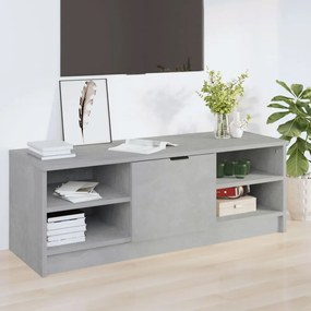 811371 vidaXL ТВ шкаф, бетонно сиво, 102x35,5x36,5 см, инженерно дърво