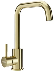 Mexen Modena кухненски смесител, златиста четка - 671900-55