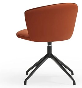 Оранжеви тапицирани трапезни столове в комплект 2 бр. Add – Teulat