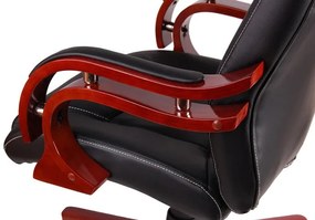 Черен масажен стол на колела с дистанционно управление BSL004M