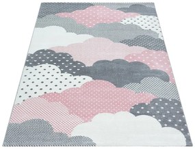 Розово-сив детски килим 160x230 cm Bambi – Ayyildiz Carpets