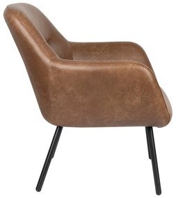 Кафяво кресло Dude – White Label