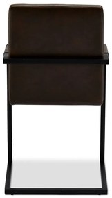 Тъмнокафяви трапезни столове в комплект от 2 Fanny - Furnhouse