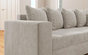 Разтегателен ъглов диван + табуретка Лондо