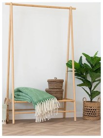 Зелено одеяло със смес от вълна 130x170 cm Carmel – House Nordic