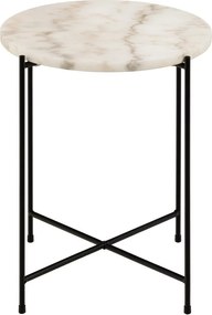Кръгла странична масичка с мраморна плоча ø 42 cm Avila – Actona