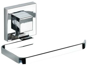 Самозалепващ пластмасов комплект аксесоари за баня в лъскаво сребристо Quadro – Wenko