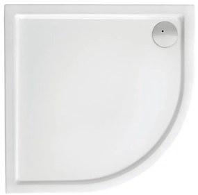 Aкрилно душ корито, A276259000, Roca, ROUND, бяло, 90х90х4см