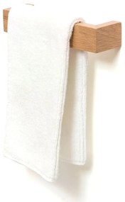 Дървена поставка за кърпи за стена, изработена от дъб Mezza, дължина 28 cm Slimline - Wireworks