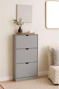 Сива накланяща се стойка за обувки 60x118x24 cm Stelo – Bonami Essentials